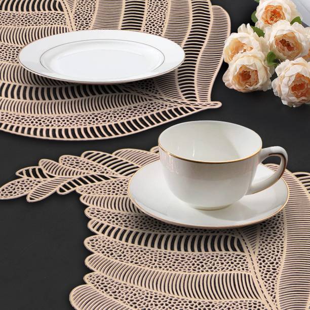 Dakshya Industries Cut Corner Pack of 2 Table Placemat