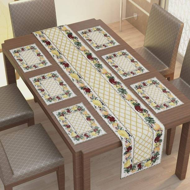 Shoppingzone Rectangular Pack of 7 Table Placemat