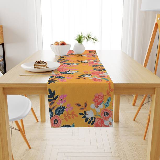 Flipkart SmartBuy Yellow 182 cm Table Runner