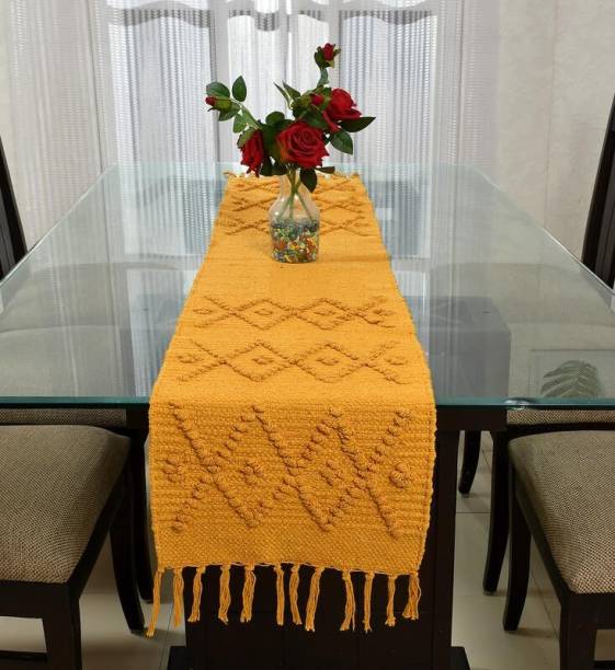 North Field Yellow 137 cm Reversible Table Runner