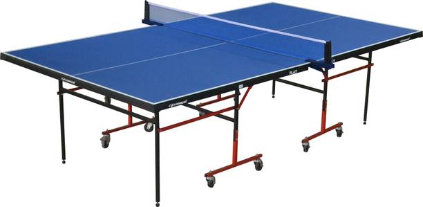 COUGAR Play Particle Board Matt Finish 19 mm Thick TTFI Certified Rollaway Indoor Table Tennis Table