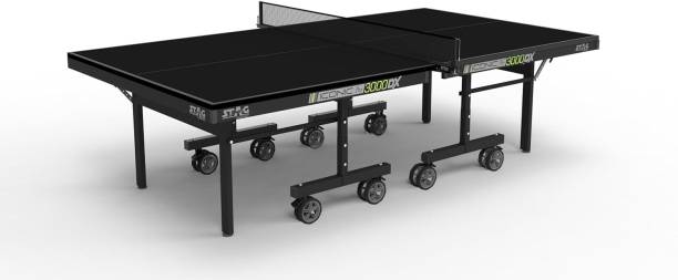 Stag iconic New 2024 Launched 3000DX High Performance & True Ball Bounce Rollaway Indoor Table Tennis Table