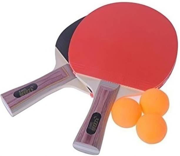 JANMESH ENTERPRISES Table Tennis Set (2 TT Bats and 3 TT Balls) Stationary Outdoor Table Tennis Table