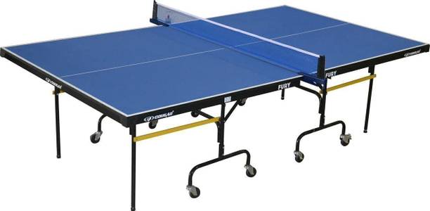 COUGAR FURY TT Table, 18mm Laminated ISI Marked, 8 Wheels (2 Locking) Rollaway Indoor Table Tennis Table