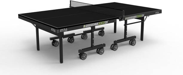 Stag iconic New 2024 Launched 3000DX High Performance & True Ball Bounce Rollaway Outdoor Table Tennis Table