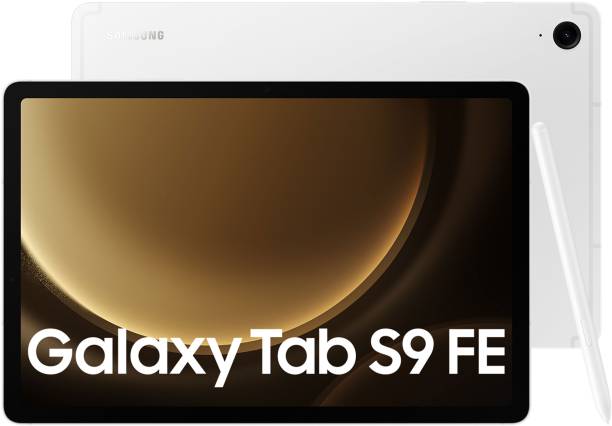 SAMSUNG Galaxy Tab S9 FE 8 GB RAM 256 GB ROM 10.9 inch with Wi-Fi+5G Tablet (Silver)