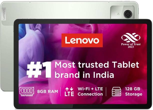 Lenovo Tab M11 LTE 8 GB RAM 128 GB ROM 11.0 inch with 4G Tablet (Seafoam Green)