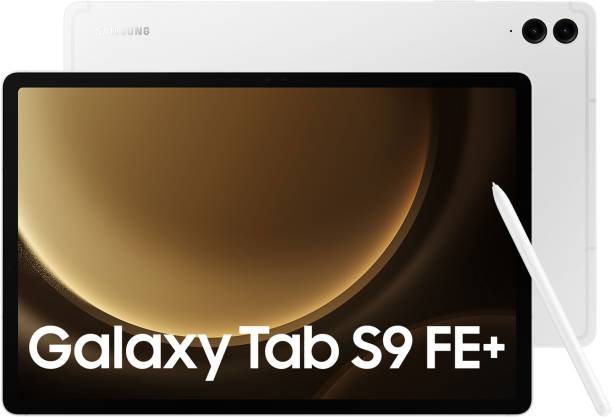 SAMSUNG Galaxy Tab S9 FE+ 8 GB RAM 128 GB ROM 12.4 Inch with Wi-Fi+5G Tablet (Silver)