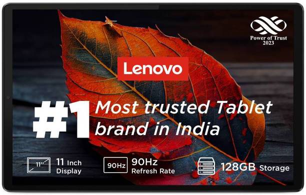 Lenovo Tab M11 4 GB RAM 128 GB ROM 11.0 inch with Wi-Fi Only MediaTek Helio G88 Tablet (Seafoam Green)