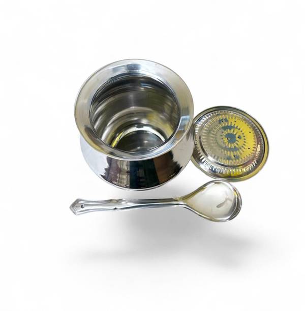 JAI SUJITH Stainless steel 3 Litre Rice Pot / Pongal Pot with Lid and Ladle (Multi purpose) Tagine