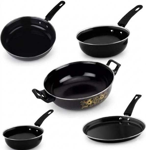 Jainpet Space-Saving 5-Piece Non-Stick Cookware Set for Every Kitchen Tagine