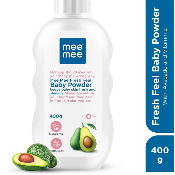 MeeMee fresh feel baby powder, Dermatological tested and Parabin free for newborn