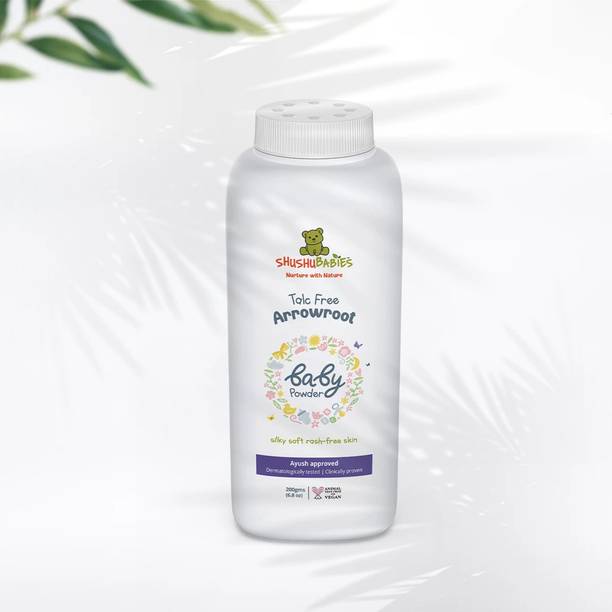 ShuShu Babies Talc Free Baby Powder|Dusting Powder for Babies Sweat Free Delicate Skin