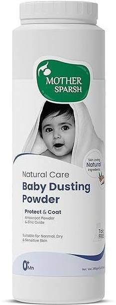 Mother Sparsh Natural Care Baby Dusting Powder-200g | Suitable for All Skin Types