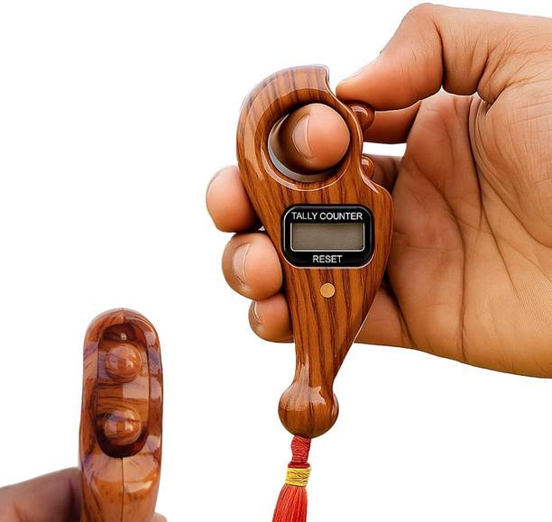 PEARLARCADIA Digital Mantra Jaap Mala Counter Finger Ring Analog Tally Counter