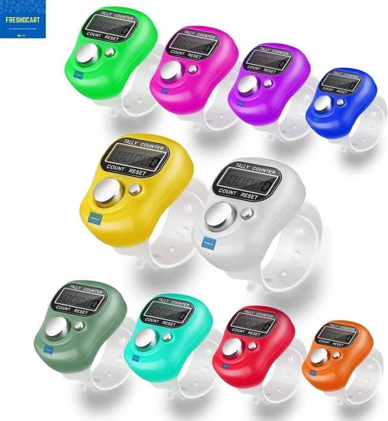 FreshDcart FreshDcart 5-Digit Tally Clicker Counter Lightweight Finger Clicker Ring Digital Tally Counter