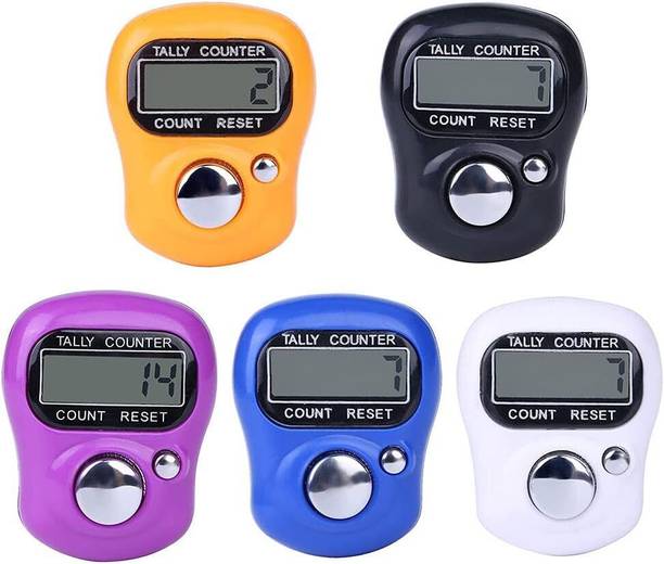 Natation 5-Digit Tally Clicker Counter Lightweight Finger Clicker Ring Tally Counter Digital Tally Counter