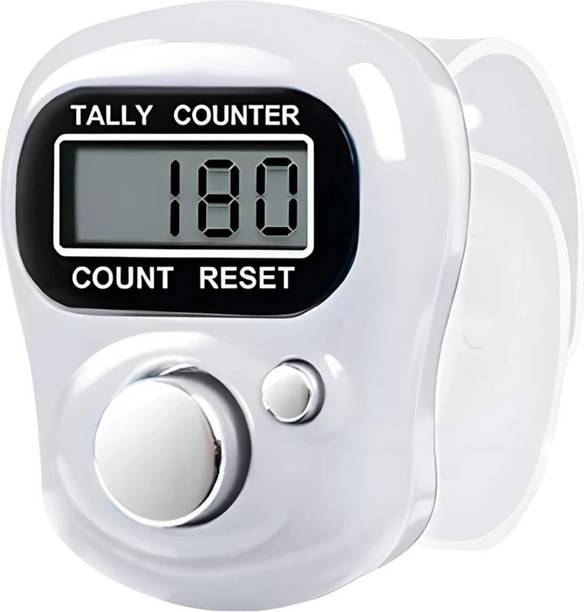 Luxurium decor Counter for Chanting Mantra, Tally Counter Finger Ring, Chanting Count Machine Digital Tally Counter