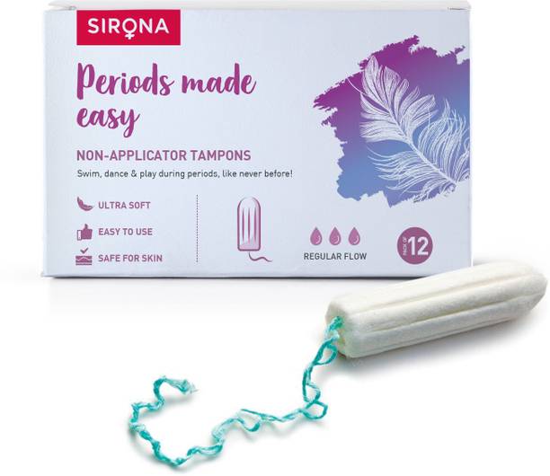 SIRONA FDA Approved Non Applicator Tampons for Medium Flow Tampons