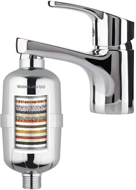 वॉटर लैब्स Shower and Tap Filter | Water Softener for Bathroom | 15-Stage Filtration शावर हैड