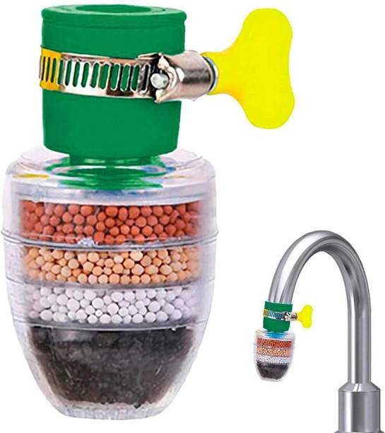 Flaner Activated Carbon Faucet Universal Water Tap Filters Home Kitchen Tap Mount Water Filter
