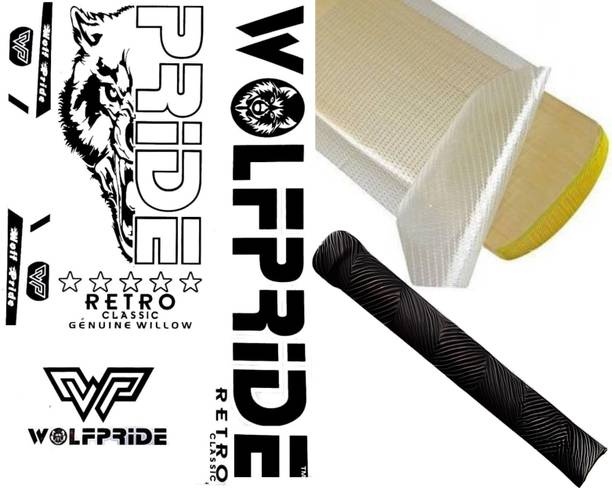 WOLF PRIDE Retro Classic Vinyl cricket bat tape with gr...