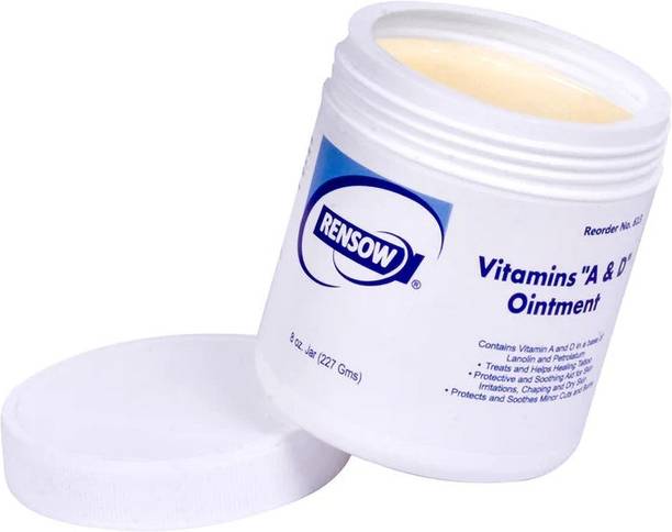 Rensow Vitamin A&D Ointment for Healing Tattoos-8oz Jar Permanent Tattoo Kit