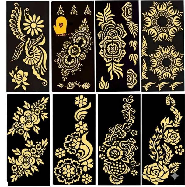 ARSRA HENNA Mehndi sticker full hand designS-03