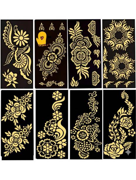 house of common Mehendi stencil