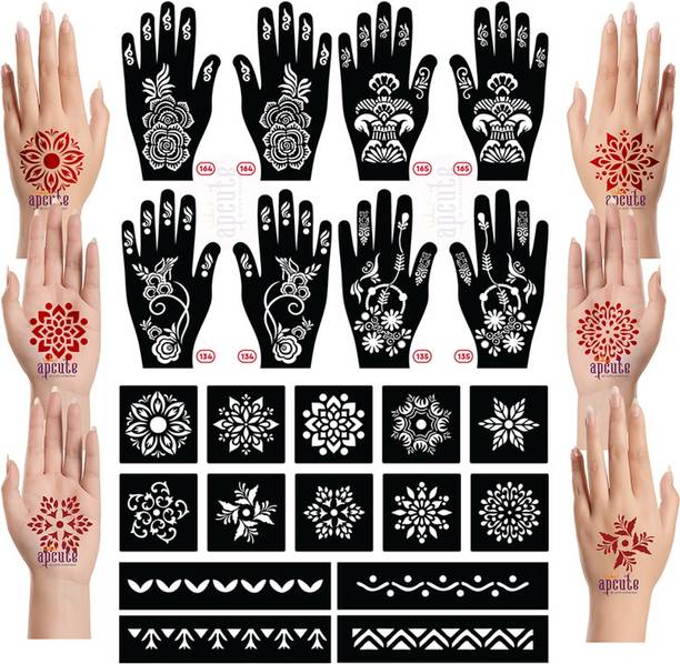 APCUTE mehendi tattoo Set of 22 pieces
