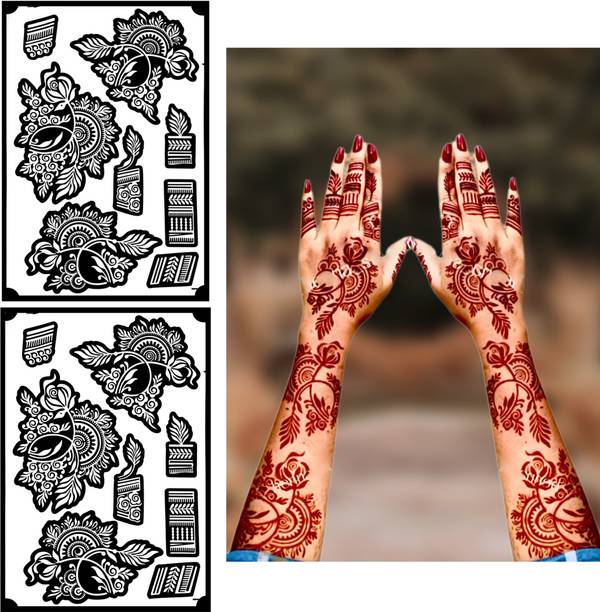 Anafri HENNA STENCIL MEHNDI DESIGN FOR KIDS,GIRLS,WOMEN