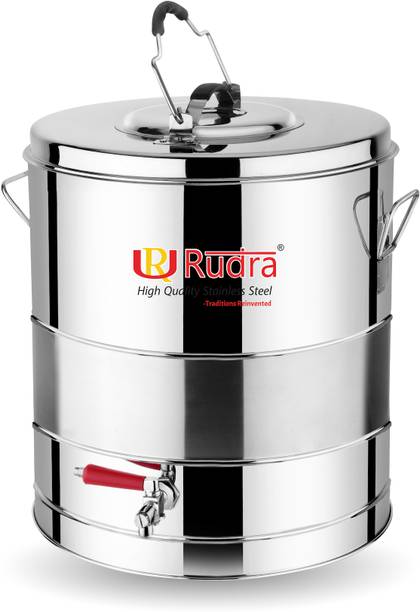 Rudra SS RU3005 - 7.5L Stainless Steel Luxuria Tea Container Tea Urn