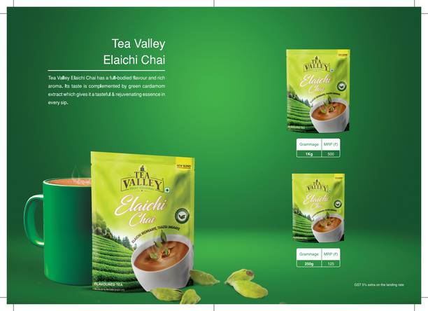 Tea Valley Elaichi Tea Cardamom Black Tea Pouch