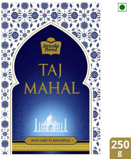 Taj Mahal Rich & Flavourful Tea 250 g Unflavoured Black Tea Box