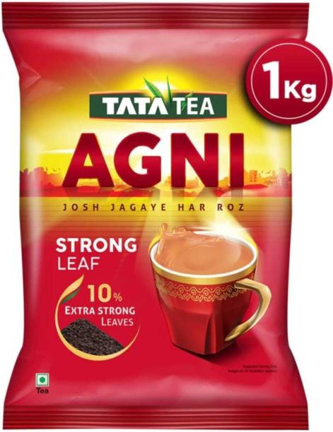 Tata Agni Tea Josh Jagaye Har Roj Strong Leaf 1Kg $$ 10% Extra Strong Black Tea Pouch