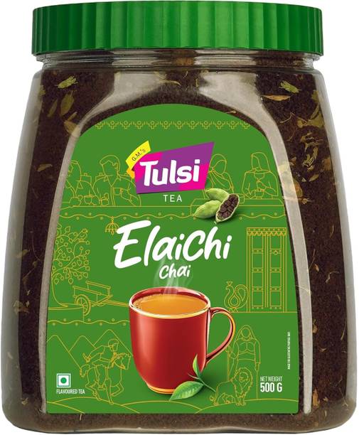 G.M.’S TULSI TEA Elaichi Chai Tea Box