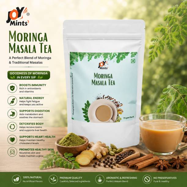 joy mints Moringa Masala Tea Herbal Moringa Masala Tea 0.3 Assorted Masala Tea Pouch