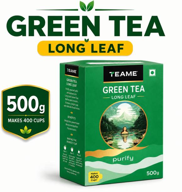 TE-A-ME Long Leaf Green Tea 500 Gram Green Tea Box