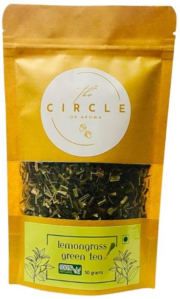 The Circle Of Aroma Signature Lemongrass Green Tea | Zero Calories Antioxidant Rich Lemon Grass Green Tea Pouch