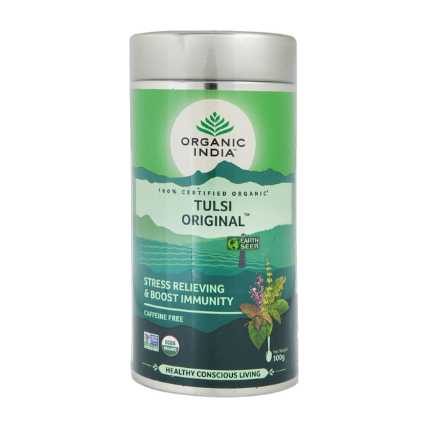 ORGANIC INDIA Original Tulsi Tea Drum
