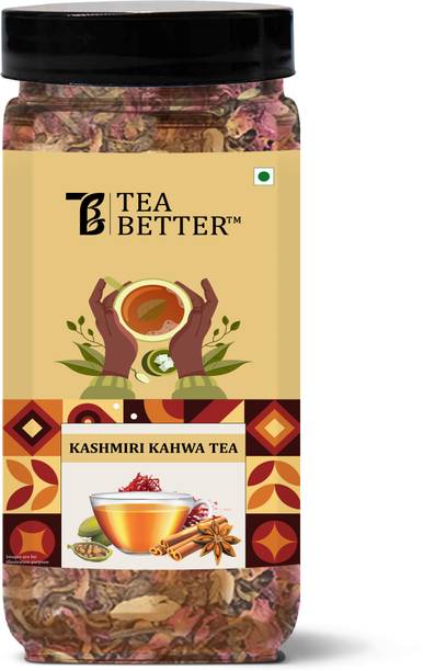 Tea Better Kashmiri Kahwa Tea | Soothing Tea for Better Digestion & Cholesterol Reduction | Herbal Tea Plastic Bottle