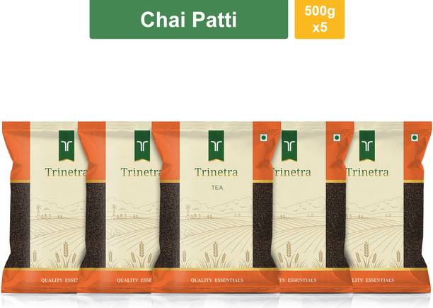 Trinetra Best Quality Chai (Tea Granules)-500gm (Pack Of 5) Tea Pouch