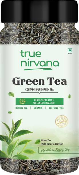 Truenirvana Green Tea Loose Leaf – 50g (~25–35 Cups) Green Tea Plastic Bottle