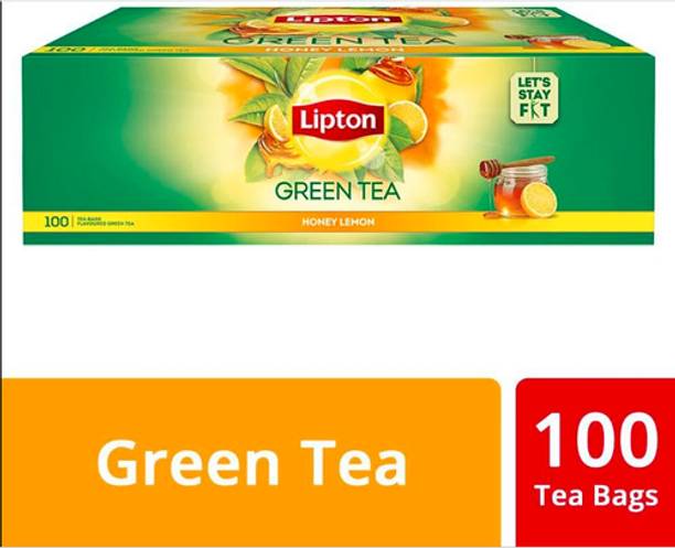 Lipton HONEY LEMON GREEN TEA 100 BAGS X 1 | Lemon Green Tea Bags Box
