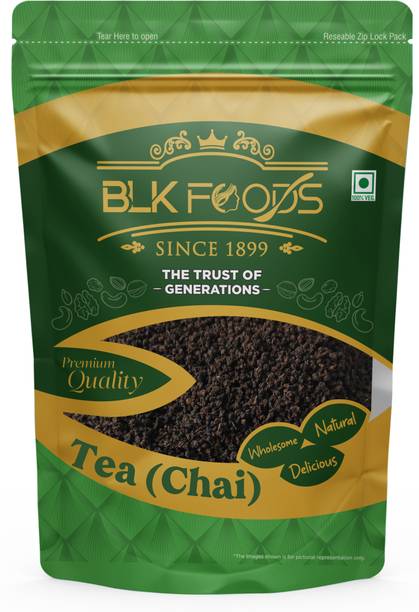 BLK FOODS Premium Strong Kadak Chai | Tapri wali Unflavoured Tea Blend Pouch
