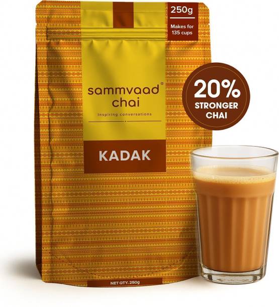 samvaad Premium Chai|Sourced from India's Best Estates of Assam & Dooars Unflavoured Black Tea Pouch