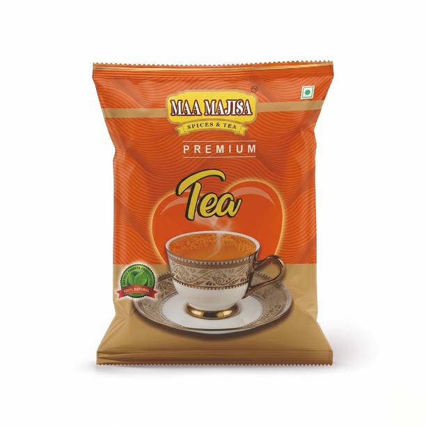 MAAMAJISA Premium Tea Strong & Refreshing Taste Natural Assam Tea Tulsi Herbal Tea Pouch