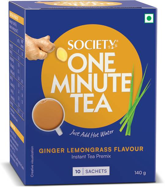 Society Ginger Lemongrass Instant Tea Box