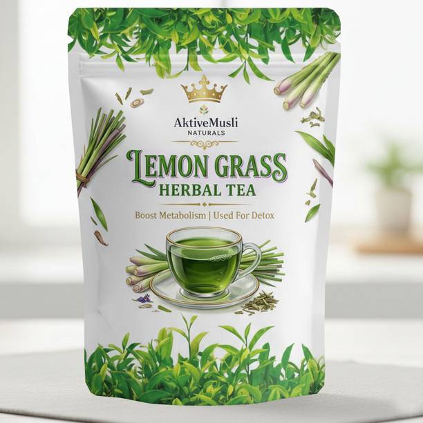 Aktivemusli Lemongrass Herbal Tea | Lemongrass Tea Leaves Lemon Green Tea Pouch