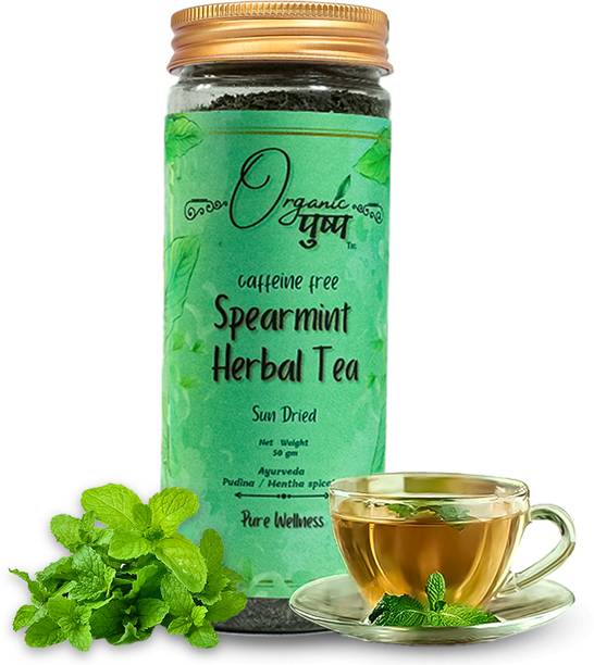 Organic Pushp Spearmint Tea Mint Herbal Tea Plastic Bottle